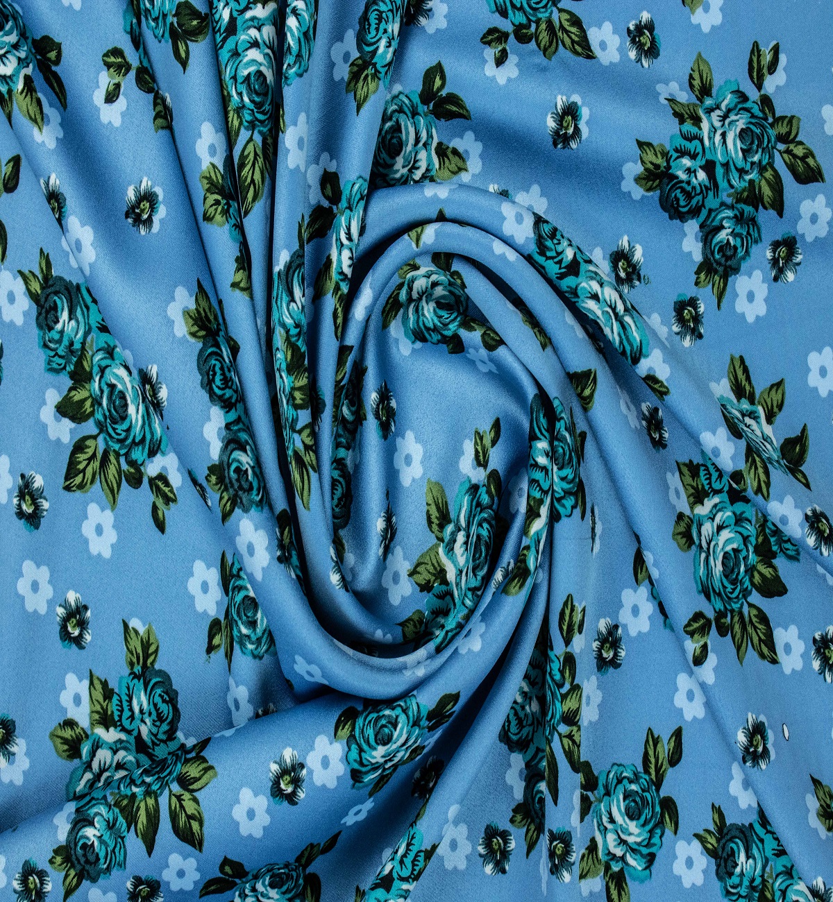 Light Weight Sky Blue, Satin Silk Fabric – Zuraiq Textiles