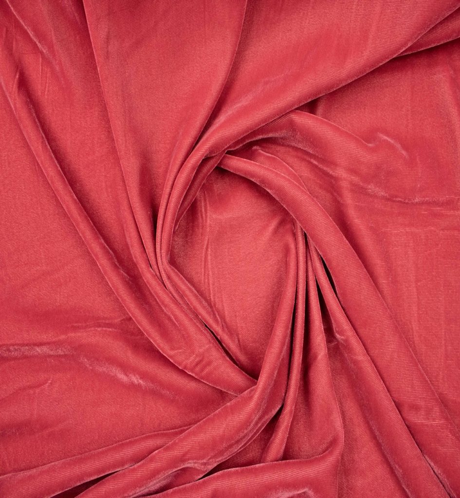 Red Soft Shiny Micro Velvet Fabric – Zuraiq Textiles